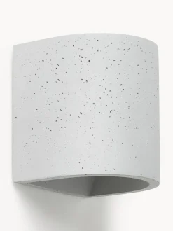 Aplique LED de hormigón para exterior Kyra