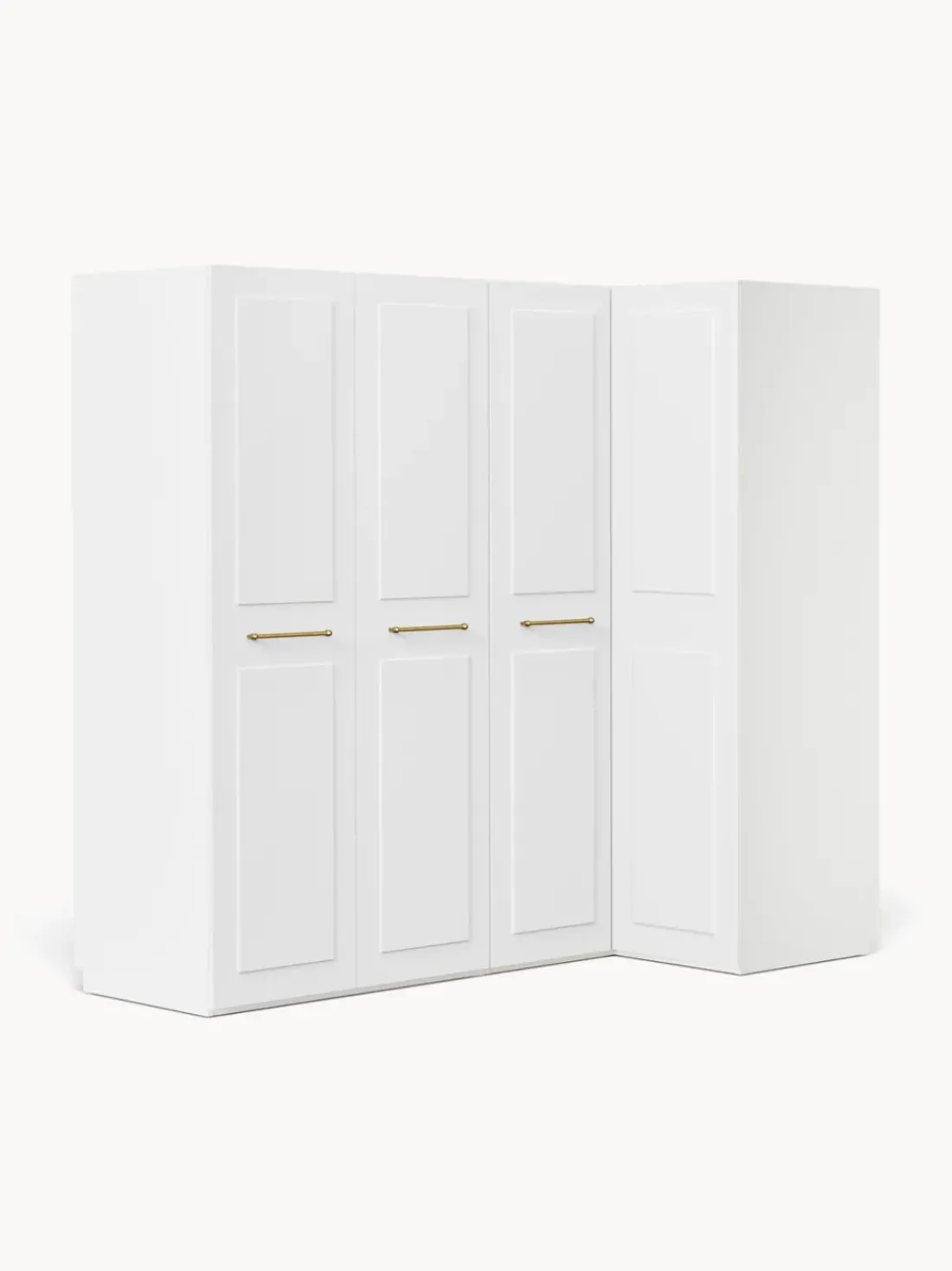 Armario esquinero modular Charlotte, 4 puertas (215 cm), diferentes variantes