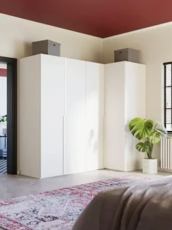 Armario esquinero modular Leon, 3 puertas (165 cm), diferentes variantes