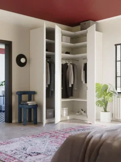 Armario esquinero modular Leon, 3 puertas (165 cm), diferentes variantes
