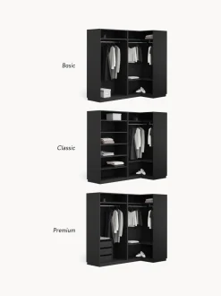 Armario esquinero modular Leon, 4 puertas (215 cm), diferentes variantes