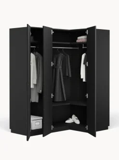 Armario esquinero modular Leon, 3 puertas (165 cm), diferentes variantes