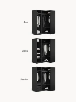 Armario esquinero modular Leon, 2 puertas (115 cm)