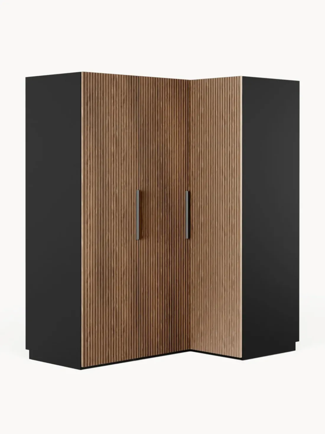 Armario esquinero modular Simone, 3 puertas (165 cm), variantes diferentes