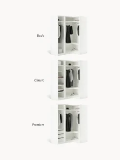 Armario esquinero modular Simone, 2 puertas (115 cm)