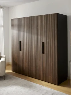 Armario modular con puertas giratorias Simone, An 200 cm, variantes diferentes
