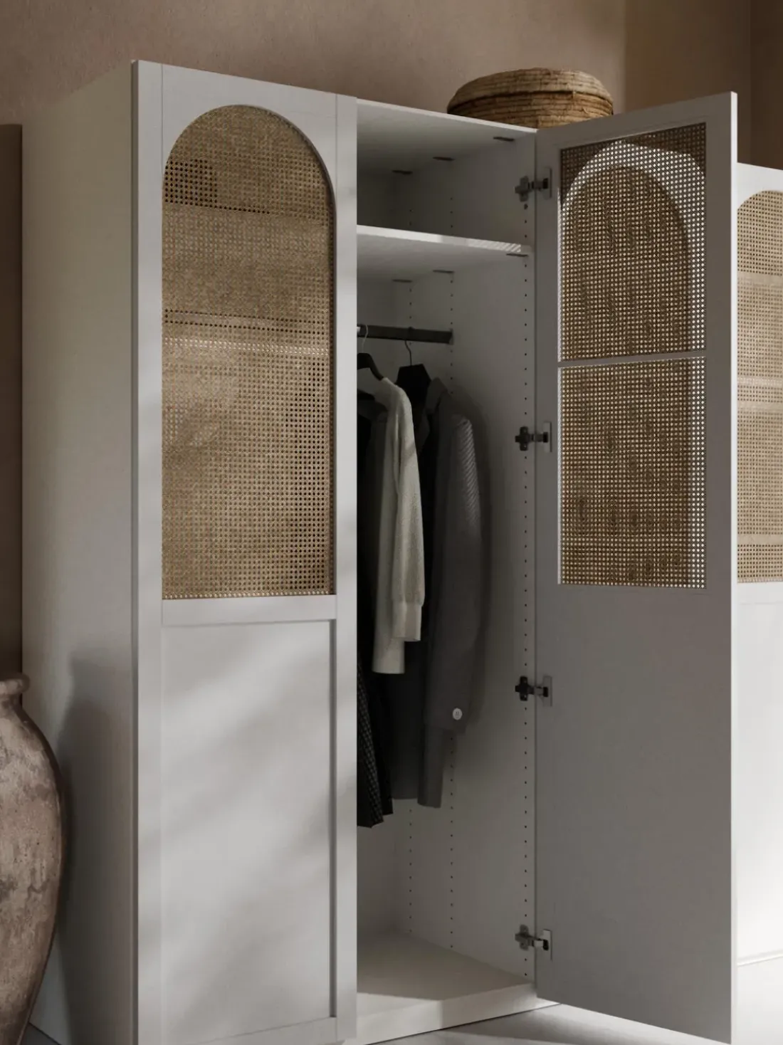 Armario modular Jeanne, 2 puertas (200 cm), variantes diferentes