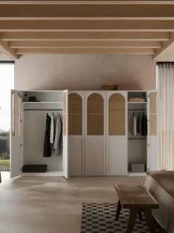 Armario modular Jeanne, 6 puertas (300 cm), diferentes opciones