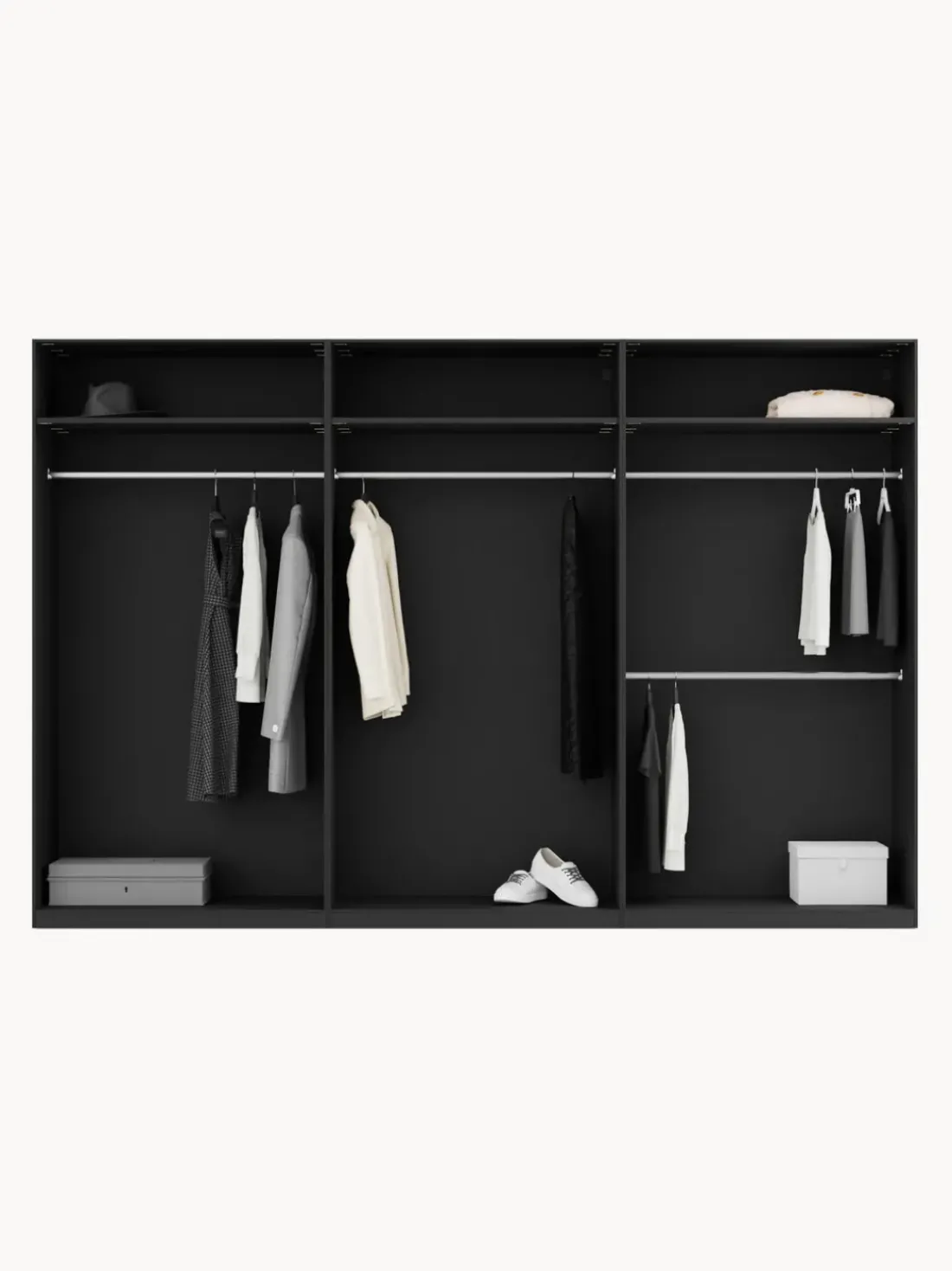 Armario modular Leon, 6 puertas (300 cm), diferentes variantes