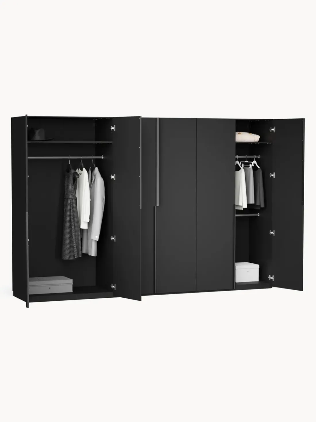 Armario modular Leon, 6 puertas (300 cm), diferentes variantes