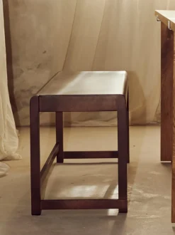 Banco de madera de abedul 01