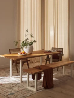 Banco de madera de roble Oliver, tamaños diferentes