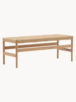 Banco de madera de roble Zaide