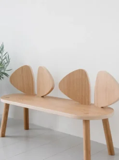 Banco infantil de madera Mouse