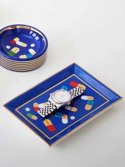 Bandeja decorativa con detalle de oro Full Dose