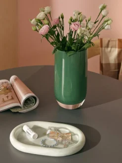 Bandeja decorativa de mármol Maba