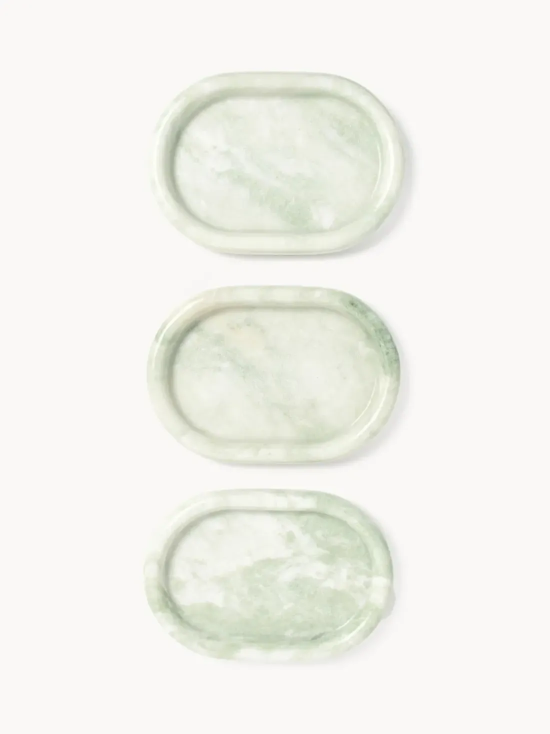 Bandeja decorativa de mármol Maba
