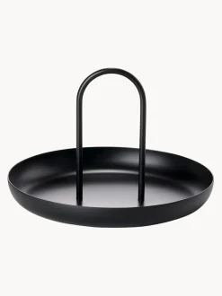 Bandeja de servir Singles Black con asa