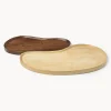 Bandejas decorativas de madera de mango Oda, 2 uds.