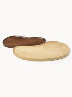 Bandejas decorativas de madera de mango Oda, 2 uds.