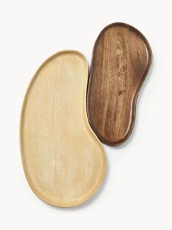 Bandejas decorativas de madera de mango Oda, 2 uds.
