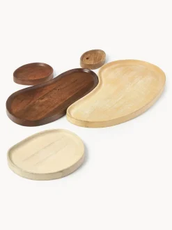 Bandejas decorativas de madera de mango Oda, 2 uds.