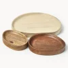 Bandejas decorativas de madera de mango Oda, 3 uds.
