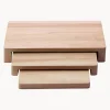 Bandejas para servir artesanales de madera de fresno Collective, 3 uds.