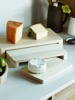Bandejas para servir artesanales de madera de fresno Collective, 3 uds.