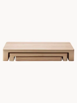 Bandejas para servir artesanales de madera de fresno Collective, 3 uds.