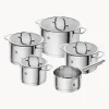 Batería de cocina de acero inoxidable TrueFlow, 5 pzas.