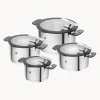 Batería de cocina de acero inoxidable Simplify, 4 pzas.