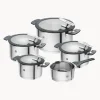 Batería de cocina de acero inoxidable Simplify, 5 pzas.