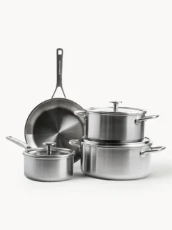 Batería de cocina de 3 capas KitchenAid, 7 pzas.