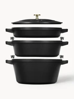 Batería de cocina de hierro fundido La Cocotte, 3 uds.