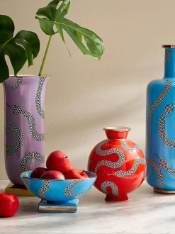 Bol decorativo con detalle de oro Eden