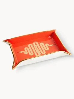 Bol de porcelana con oro Snake