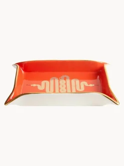 Bol de porcelana con oro Snake