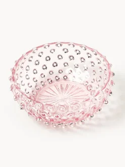 Bol de vidrio soplado Hobnail