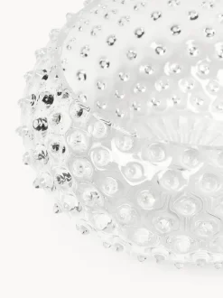 Bol de vidrio soplado Hobnail