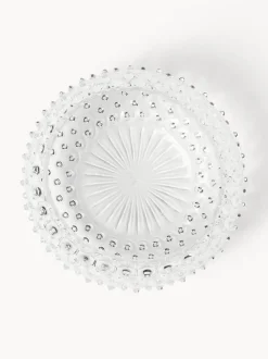 Bol de vidrio soplado Hobnail