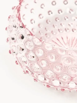 Bol de vidrio soplado Hobnail
