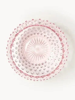Bol de vidrio soplado Hobnail