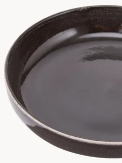 Boles artesanales Nordic Coal, Ø 22 cm, 4 uds.