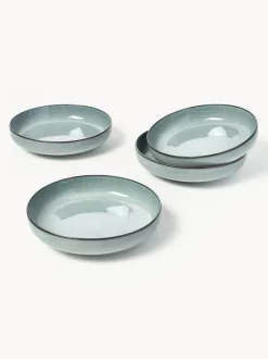 Boles artesanales Nordic Sea, Ø 22 cm, 4 uds.
