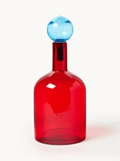 Botellas decorativas sopladas Bubbles, 4 uds.