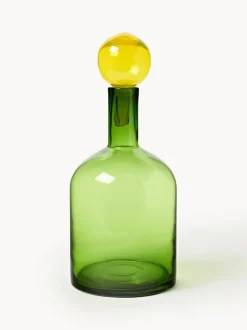 Botellas decorativas sopladas Bubbles, 4 uds.