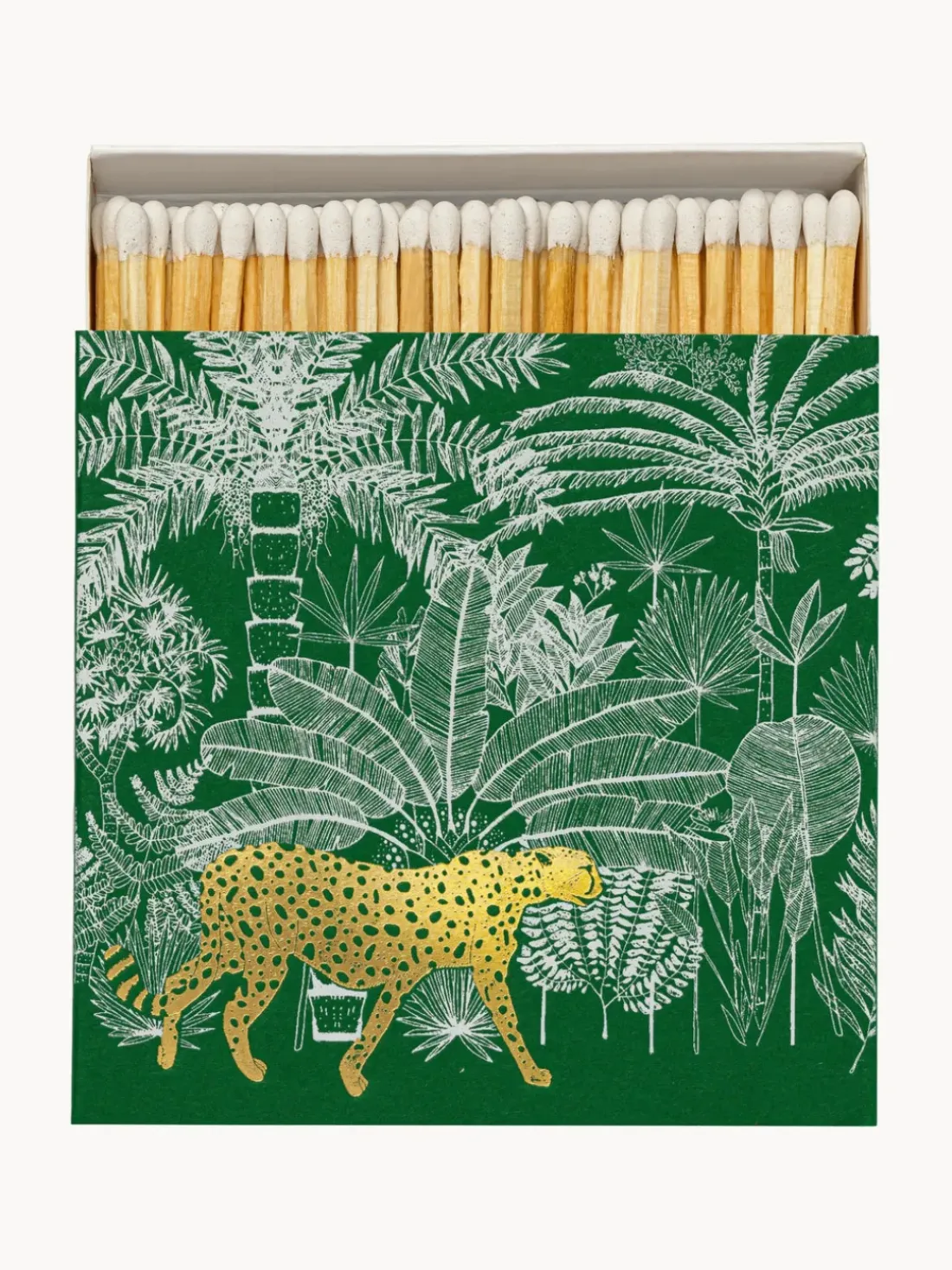 Caja de cerillas de diseño Cheetah in the Jungle
