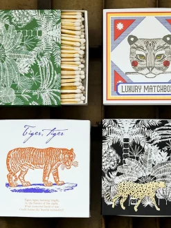 Caja de cerillas de diseño Cheetah in the Jungle