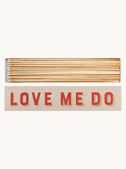 Caja de cerillas de diseño Love Me Do